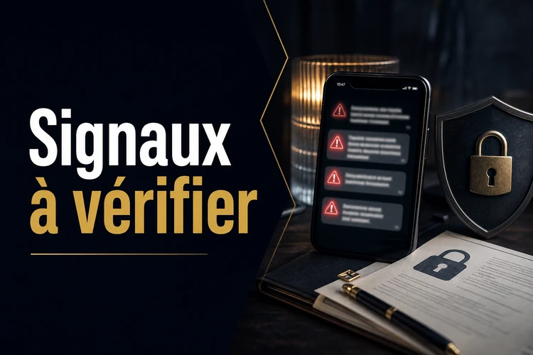 Signaux qui méritent une vérification approfondie