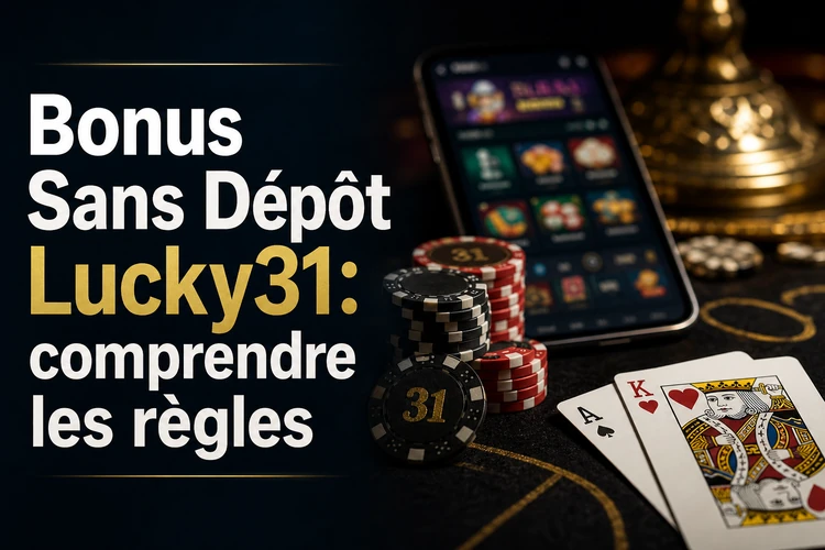 Bonus Sans Dépôt Lucky31: comprendre les règles avant de l’utiliser