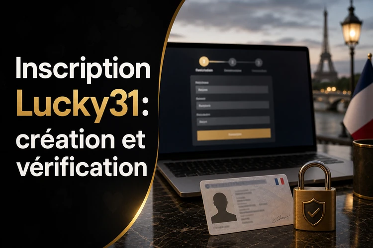 Inscription Lucky31: comprendre la création et la vérification du compte