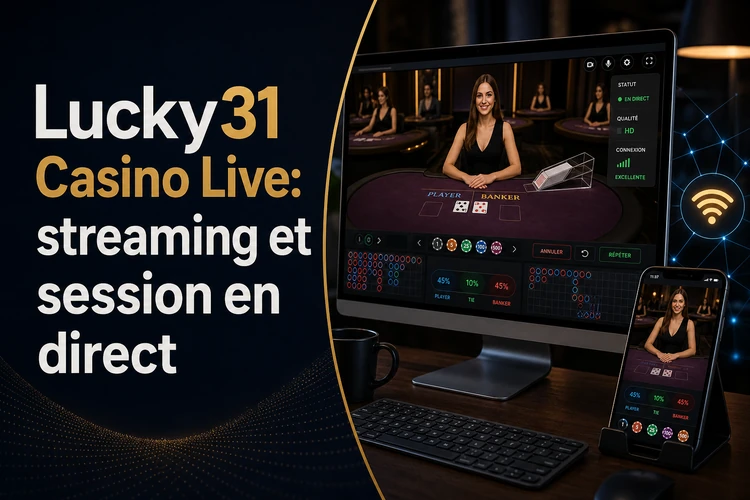 Lucky31 Casino Live: comprendre le streaming et la session en direct