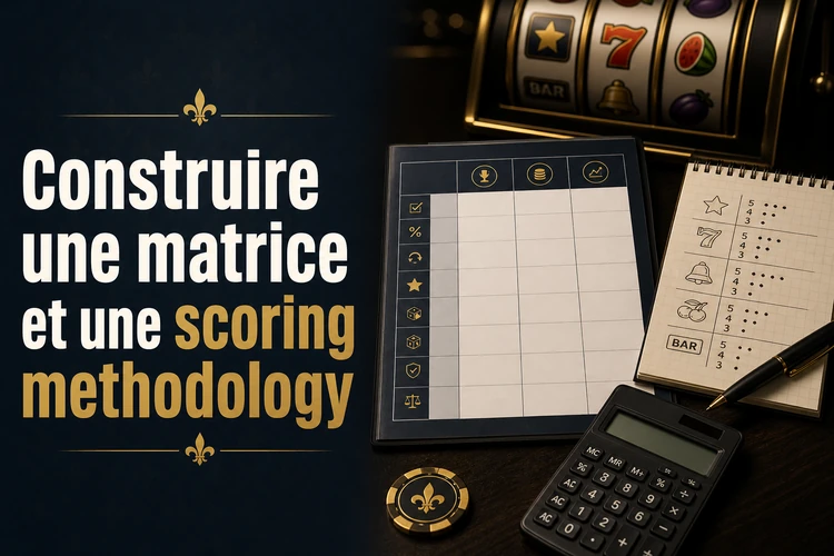 Construire une matrice et une scoring methodology
