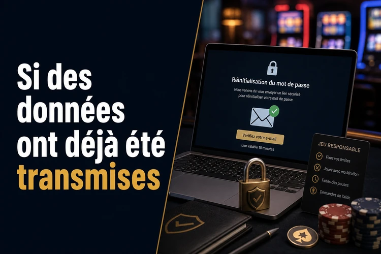 Si des données ont déjà été transmises