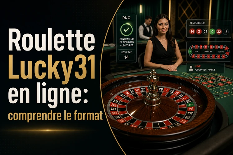 Roulette Lucky31 en ligne: comprendre le format et la session de jeu